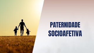 Paternidade socioafetiva [upl. by Tonnie]