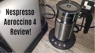 Nespresso Aeroccino 4 Milk Frother Review  Worth upgrading from the Aeroccino 3 [upl. by Annovahs]