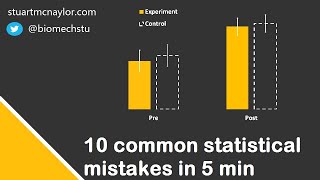 Ten Statistical Mistakes in 5 Min [upl. by Enila]