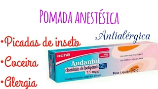 Resenha PomadaAndantol Gel [upl. by Burgener317]