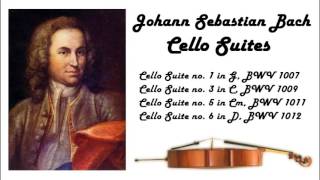 Johann Sebastian Bach  Cello suites in 432 Hz great for reading or studying [upl. by Adnalra749]