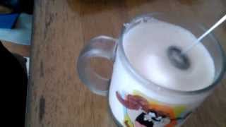 Aerolatte Review Frothing Cold Milk In Under 1 Minute [upl. by Yatnuhs551]